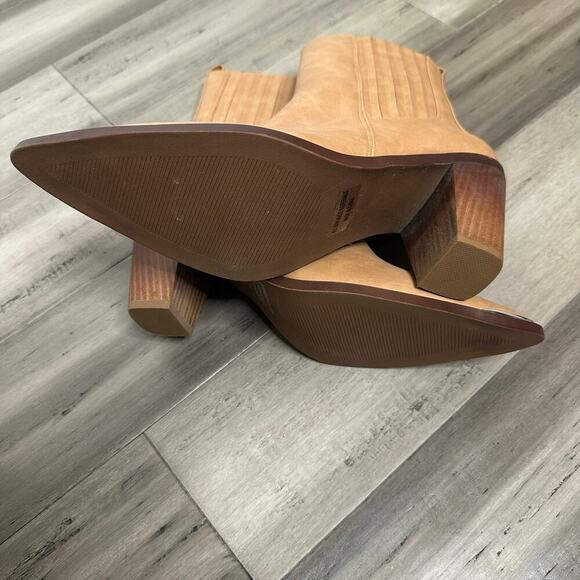 NEW Dolce Vita Adams Western Tan Boots Women's Tan Size 11 - Picture 7 of 9